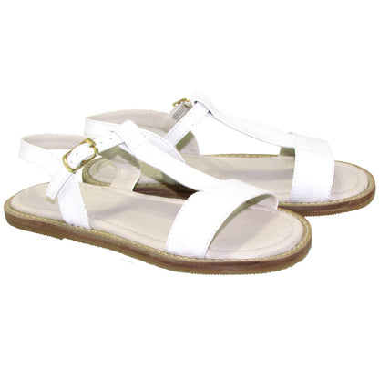 Sandalia Sandy Toke Feminina em Couro 68002