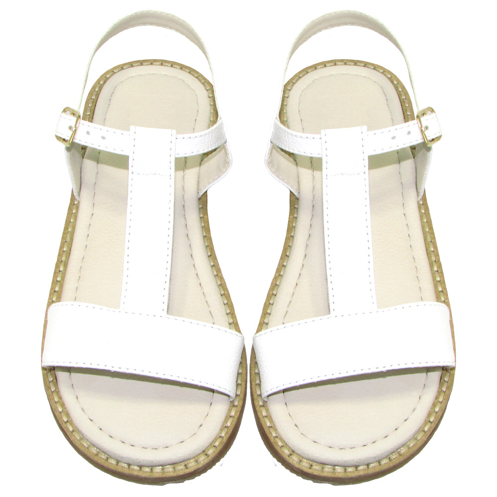 Sandalia Sandy Toke Feminina em Couro 68002